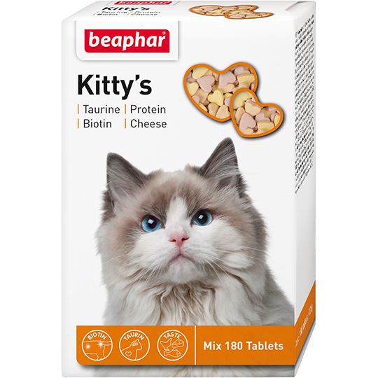 Беафар Кормовая добавка Kitty's Mix для кошек, в ассортименте, Beaphar