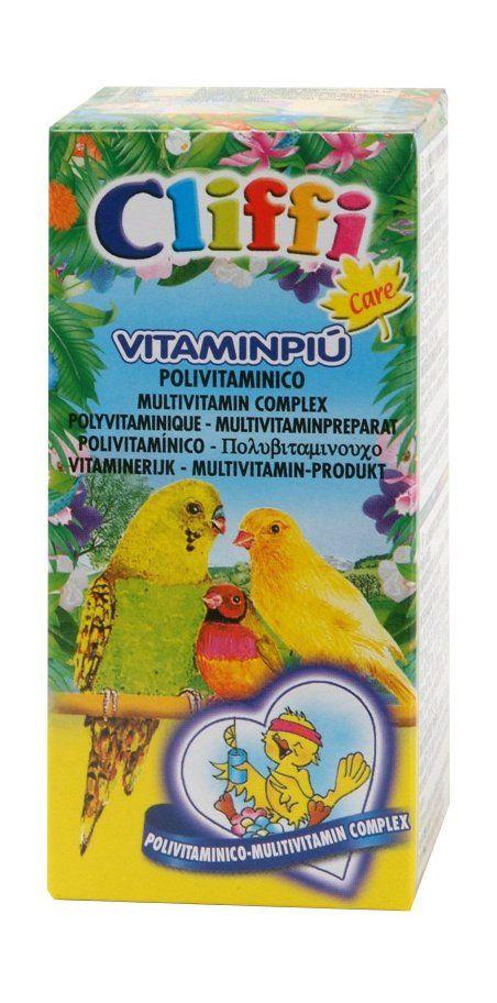 Клиффи Полный мультивитаминный комплекс Vitaminpiu для птиц, 25 мл, Cliffi