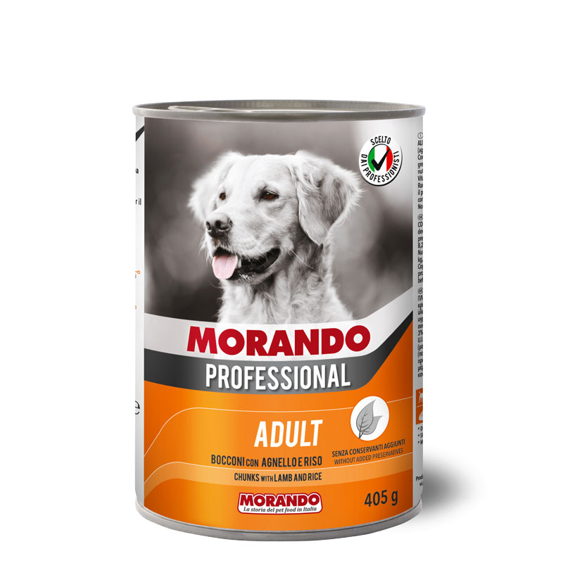 Морандо Консервы Professional для собак, кусочки, в ассортименте, 24*405 г, Morando