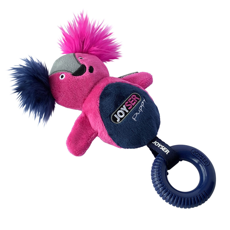 Джойсер Игрушка Puppy с резиновым кольцом и пищалкой для собак, 21 см, в ассортименте, Joyser