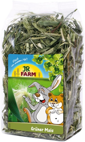 JR Farm Лакомство для грызунов и карликовых кроликов, Зеленая кукуруза, 80 г