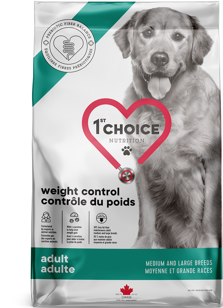 Фест Чойс Корм Weight control для собак средних и крупных пород Контроль веса, Курица, 10 кг, 1st Choice