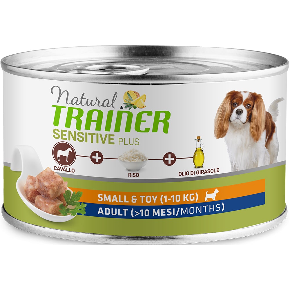 Трейнер Консервы Natural Sensitive Plus Adult Mini для собак мелких пород, в ассортименте, 24*150г, Trainer 