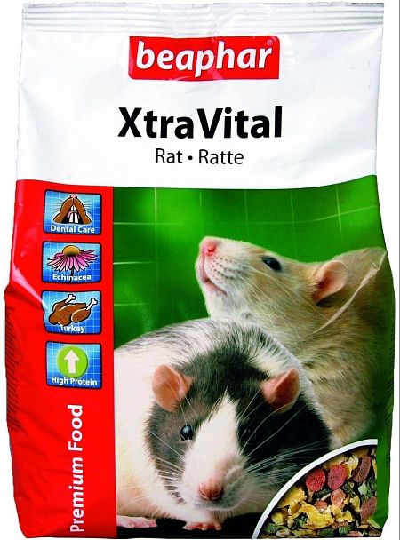 Беафар Корм премиум-класса Xtra Vital для крыс, 500 г, Beaphar