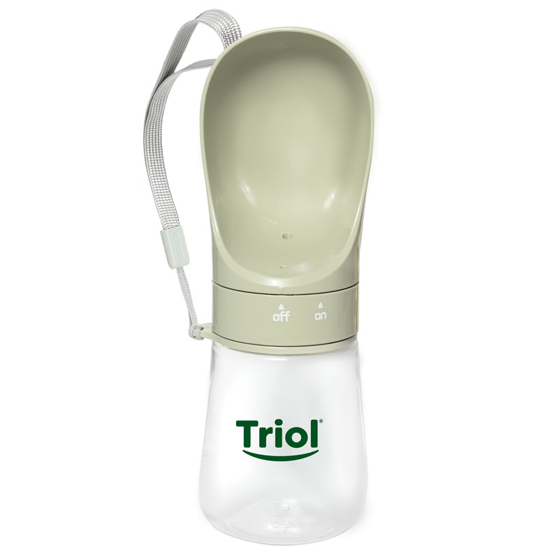Триол Походная поилка-бутылка Компакт, серия TRAVEL, 300 мл, 21,5*7,5 см, оливковый, Triol