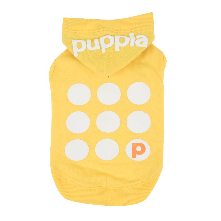 Паппи Футболка Emmy с капюшоном для собак желтая, в ассортименте, Puppia