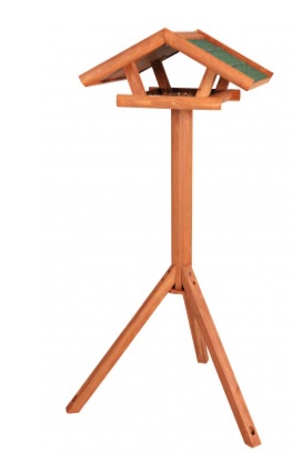 Трикси Кормушка деревянная с подставкой, для птиц и грызунов, 46*44*22, высота 115 см, Trixie