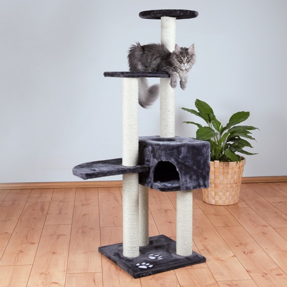 Трикси Комплекс для кошки Alicante (Аликанте), 45*45*142 см, плюш, в ассортименте, Trixie