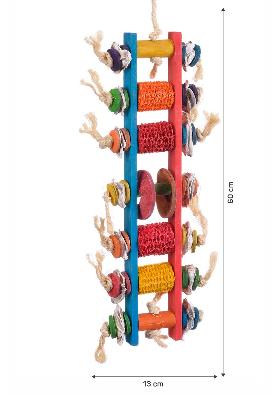 Хеппи Берд Игрушка Corn Ladder для птиц 13*60 см, Happy Bird