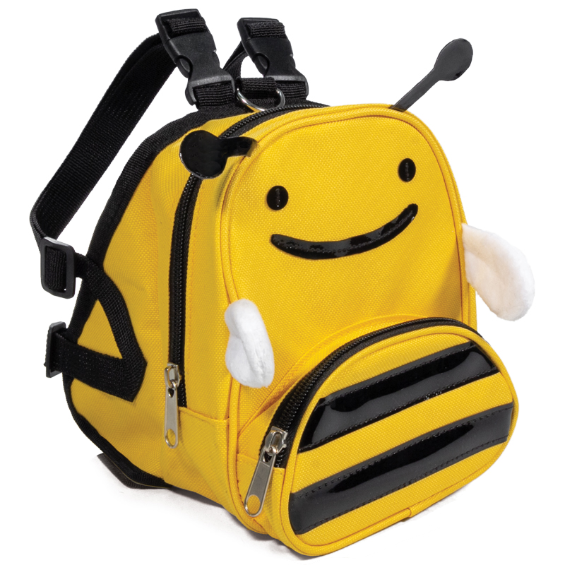 Триол Шлейка-рюкзак MINI DOGS Пчелка для собак мелких пород, желтый, в ассортименте, Triol