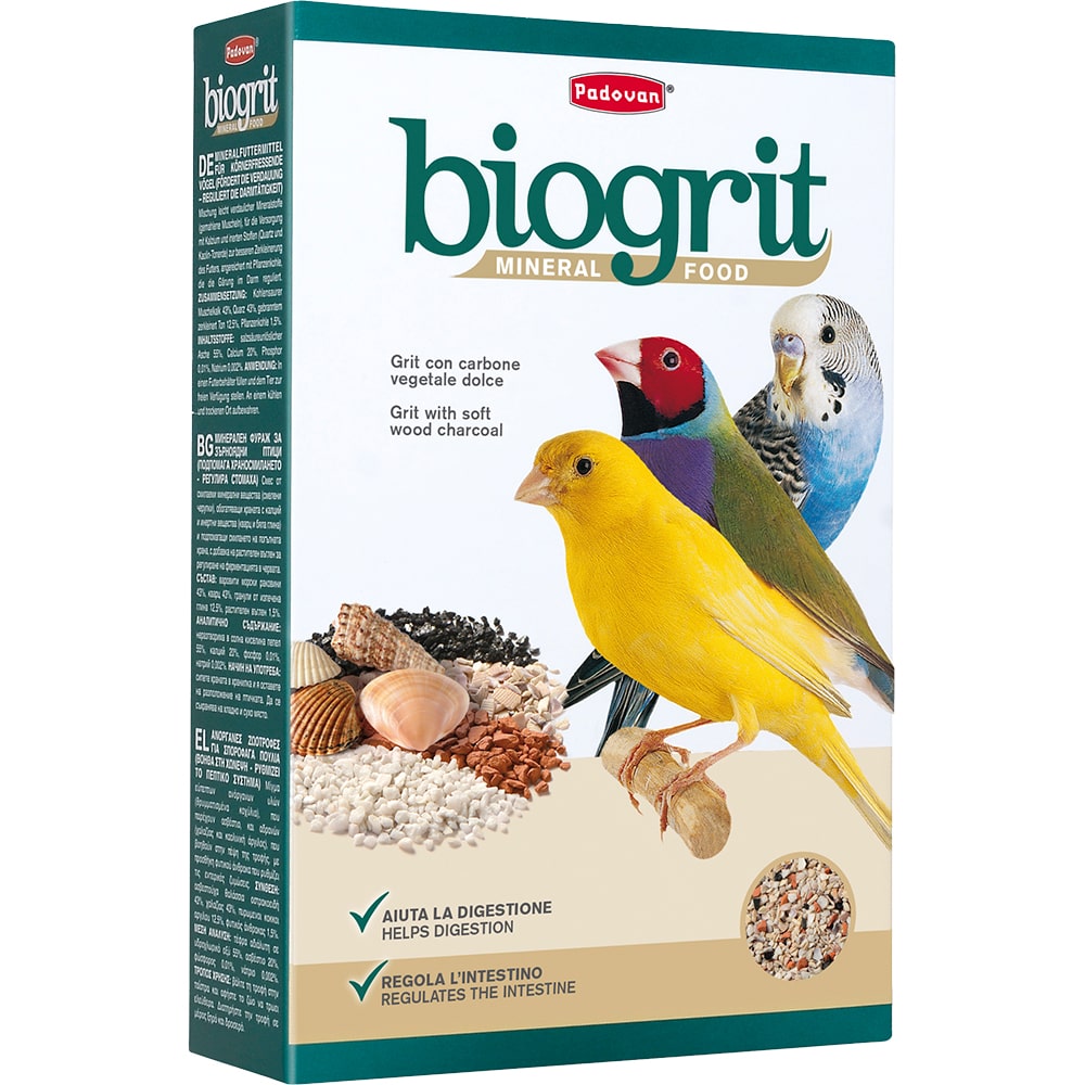 Падован Минеральная добавка Biogrit Био-песок для декоративных птиц, 700 г, Padovan 