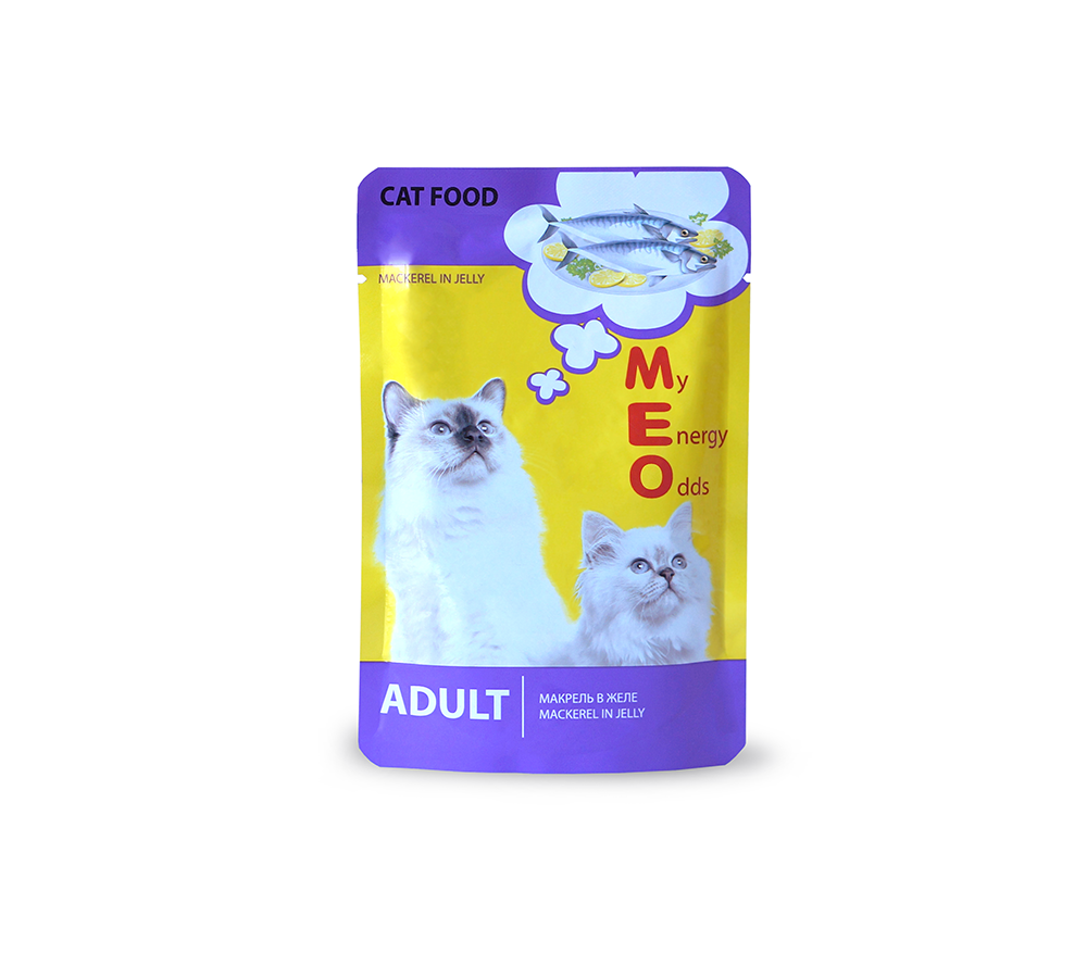 Мео Паучи Adult для кошек, кусочки в желе, 12*80 г, в ассортименте, Me-o