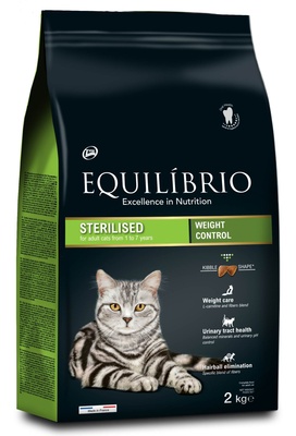 Эквилибрио Корм Sterilised для стерилизованных кошек, Мясо птицы, в ассортименте, Equilibrio 