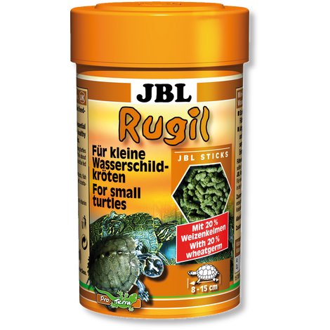 JBL Корм Rugil для молодых водных черепах, палочки, 100мл/37г