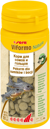 Сера Корм Viformo Nature для сомов и вьюновых рыб, таблетки, в ассортименте, Sera