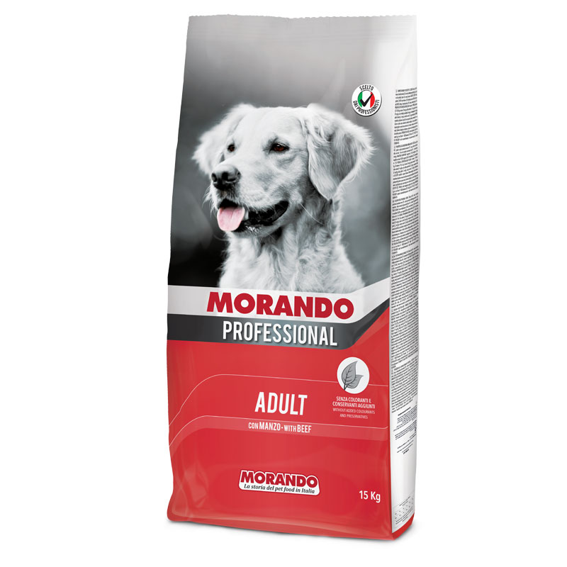 Морандо Корм Professional для взрослых собак, Говядина, в ассортименте, Morando