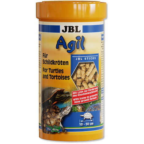 JBL Основной корм Agil для водных и болотных черепах, палочки, в ассортименте