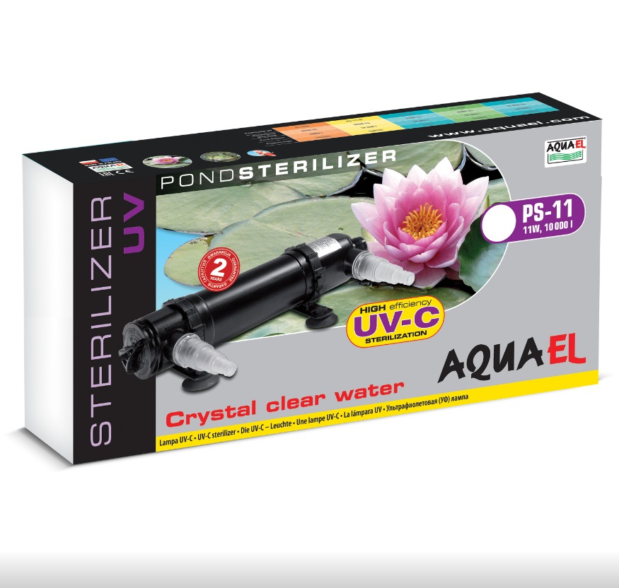Акваэль Стерилизатор STERILIZER UV PS 11 Вт для пруда до 10 куб.м, Aquael