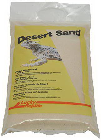 Лаки Рептайл Песок для террариумов Sahara, 5 кг, белый, Lucky Reptile