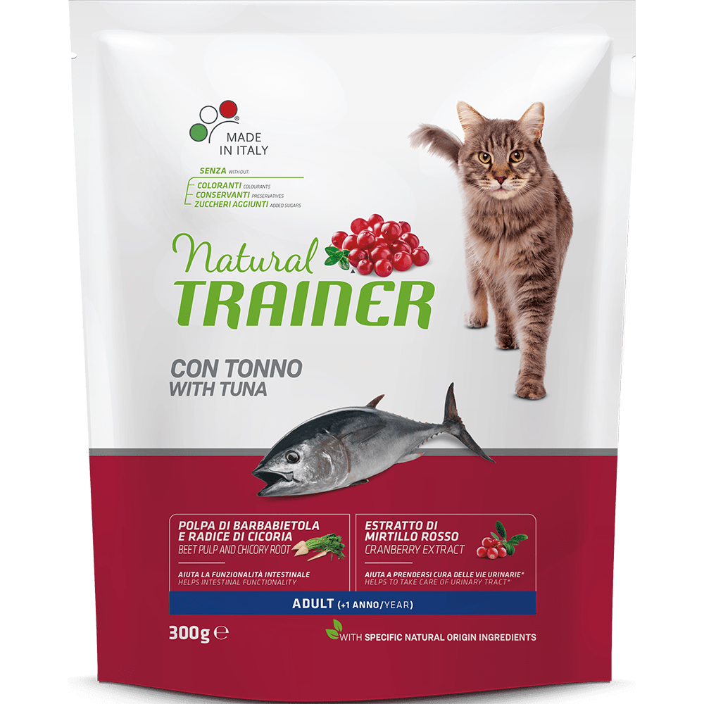 Трейнер Корм Natural Cat Adult Tuna для кошек, Тунец, в ассортименте, Trainer