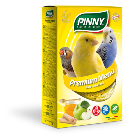 Пинни Корм Premium Menu GOLD мягкий витаминный для птиц, Мед/Яблоко, 350 г, Pinny