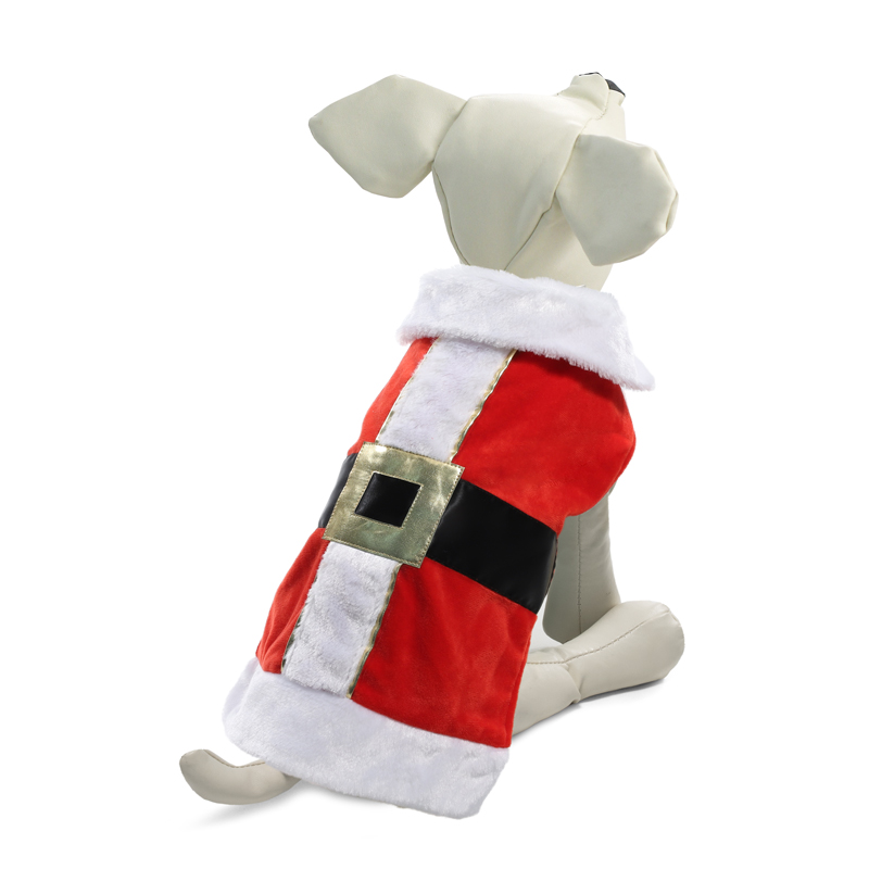 Триол Попона новогодняя Костюм Деда Мороза для собак, серия NEW YEAR, красный, в ассортименте, Triol