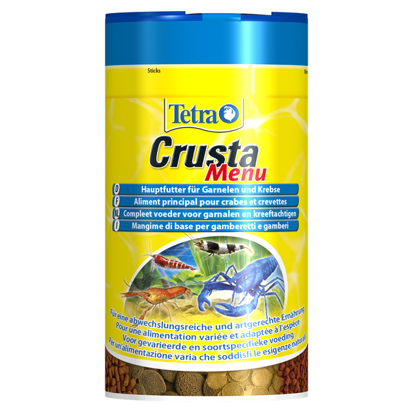 Тетра Основной корм Crusta Menu 4 вида для раков и креветок, 100 мл, Tetra