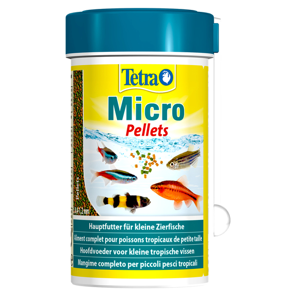 Тетра Корм Micro Pellets для мелких видов рыб, 100 мл, Tetra