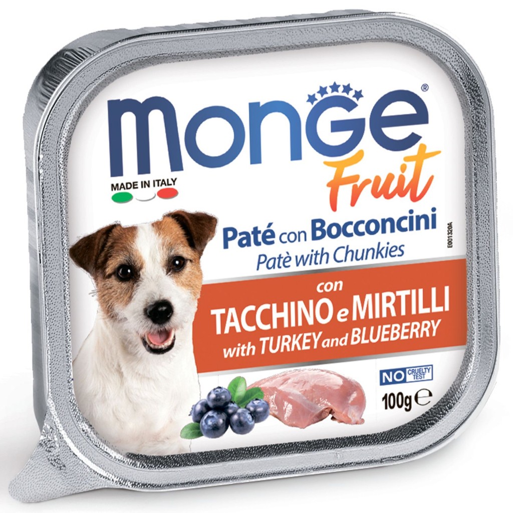 Монже Консервы Dog Fruit (Дог Фрут) для собак, в ассортименте, 100 г, Monge