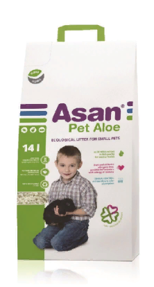 Асан Наполнитель бумажный Pet для мелких животных, рептилий и птиц, в ассортименте, Asan