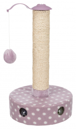 Трикси Столбик-когтеточка Junior с шариком, 26*47 см, светло-лиловый, Trixie