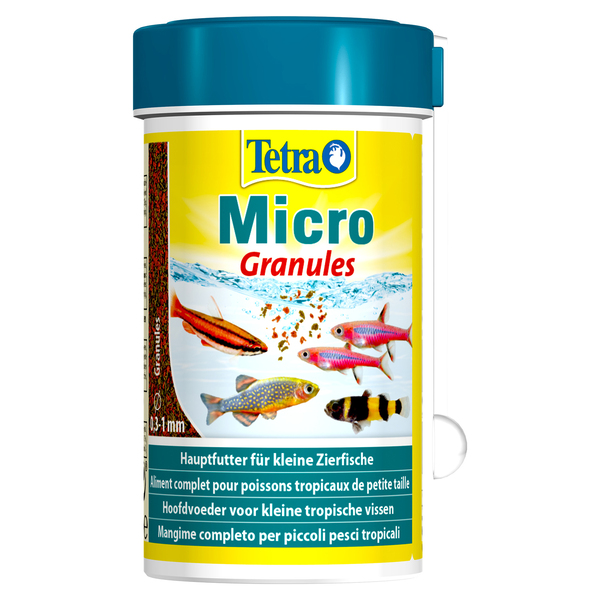 Тетра Корм Micro Granules для мелких видов рыб, 100 мл, Tetra