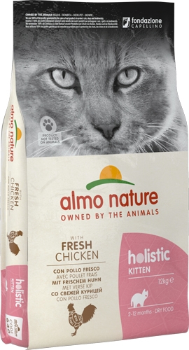 Алмо Натуре Корм Holistic Kitten Chicken Rice для котят Курица/Коричневый рис, в ассортименте, Almo Nature