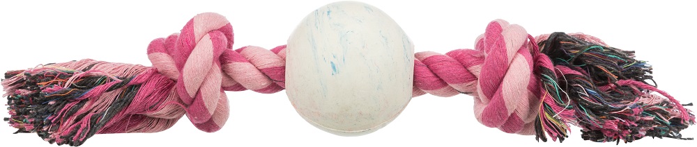 Трикси Игрушка с резиновым мячом 7*36 см, в ассортименте,Trixie