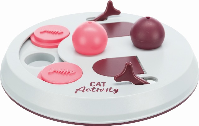 Трикси Развивающая игра Cat Activity Flip Board для кошек, диаметр 23 см, Trixie