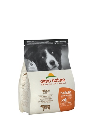 Алмо Натуре Корм Medium Beef and Rice Holistic для собак средних пород, Говядина, в ассортименте, Almo Nature
