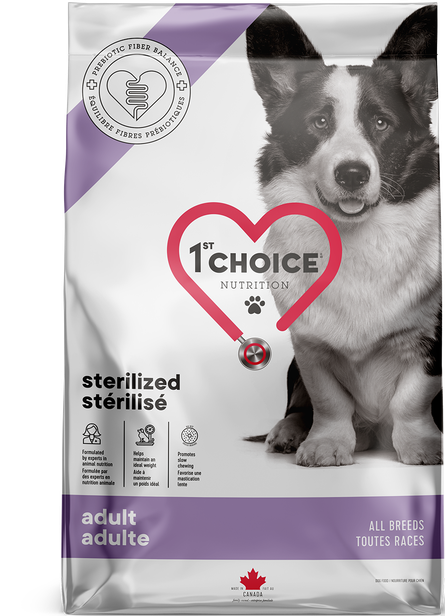 Фест Чойс Корм Sterilized для стерилизованных собак всех пород Курица, в ассортименте, 1st Choice
