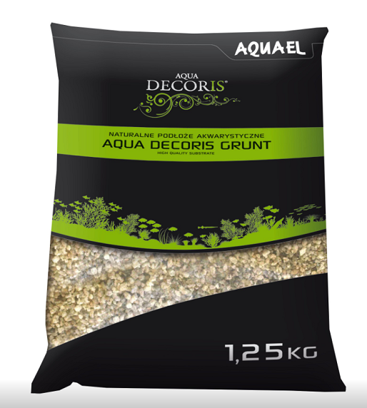 Акваэль Грунт натуральный кварцевый AQUA DECORIS GRUNT для растений, 1,25 кг, Aquael
