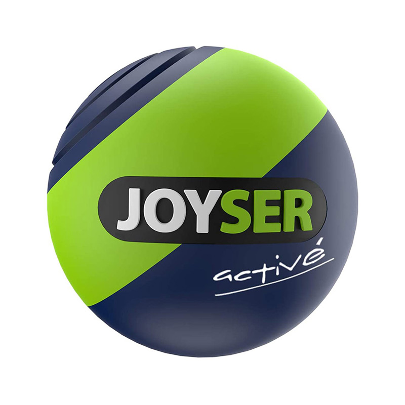Джойсер Игрушка Мяч Active с пищалкой для собак, 6,3 см, зеленый, резина, Joyser