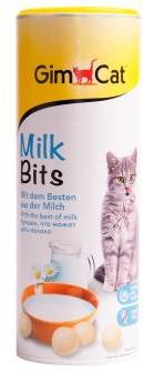 Джимкэт Витаминизированное лакомство Milk Bits с таурином и витаминами для кошек 425 г, GimCat