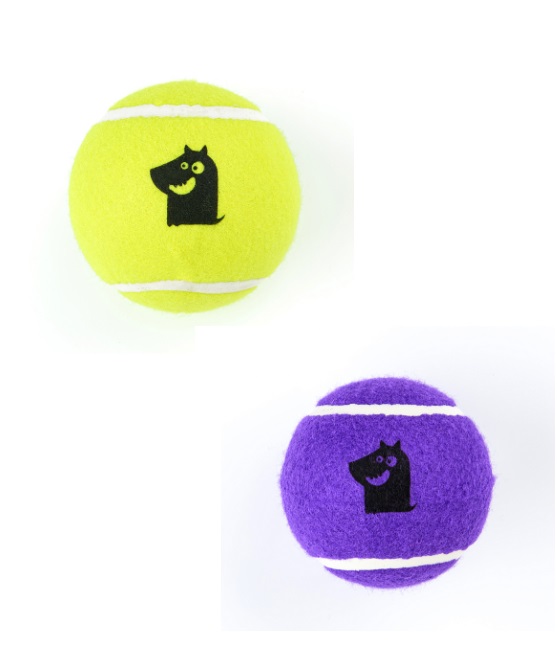 Мистер Кранч Игрушка для собак Теннисный мяч большой 10 см, в ассортименте, Mr.Kranch