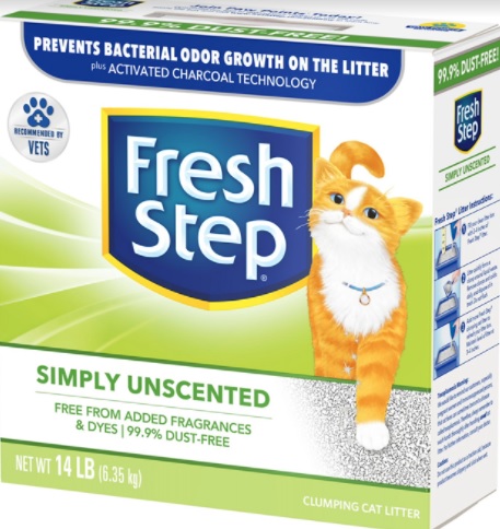 Фреш Степ Наполнитель для кошачьего туалета ультракомкующийся без запаха Fresh Step Clumping Ultra Unscented, 6,35 кг, Fresh Step