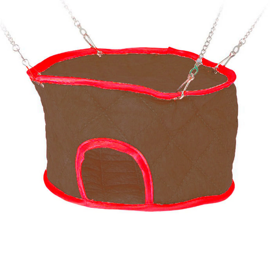 ШуШу Домик-Гамак подвесной круглый на металлических цепочках, 23 см, в ассортименте, Shu-Shu