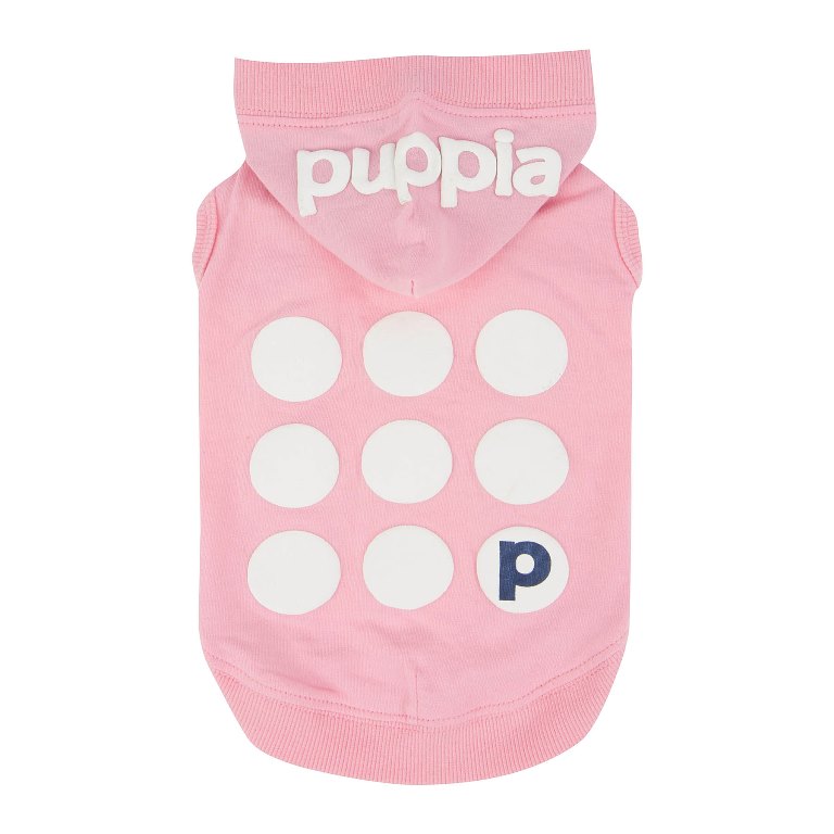 Паппи Футболка Emmy с капюшоном для собак розовая, в ассортименте, Puppia