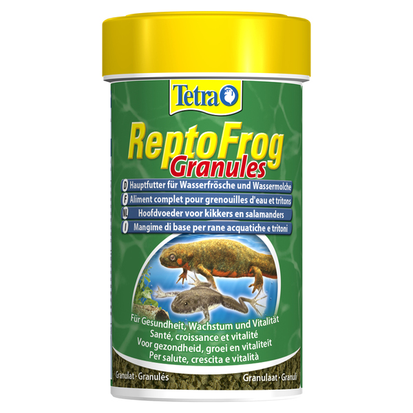 Тетра Основной корм ReptoFrog для водных лягушек и тритонов, гранулы, 100 мл, Tetra
