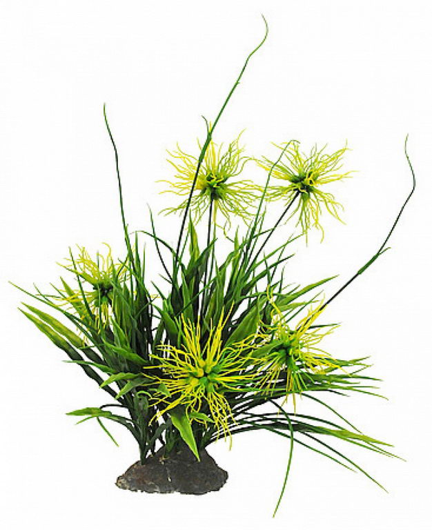 Лаки Рептайл Декоративное растение Yellow Thistle для террариумов, 40 см, Lucky Reptile