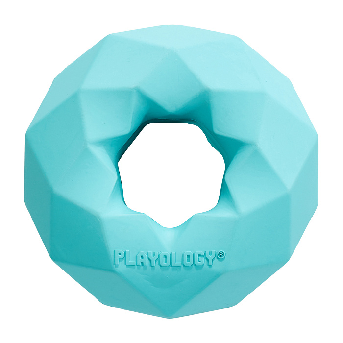 Плейолоджи Игрушка Кольцо-многогранник ароматизированное жевательный хрустящий CHANNEL CHEW RING 12,5 см, в ассортименте, Playology