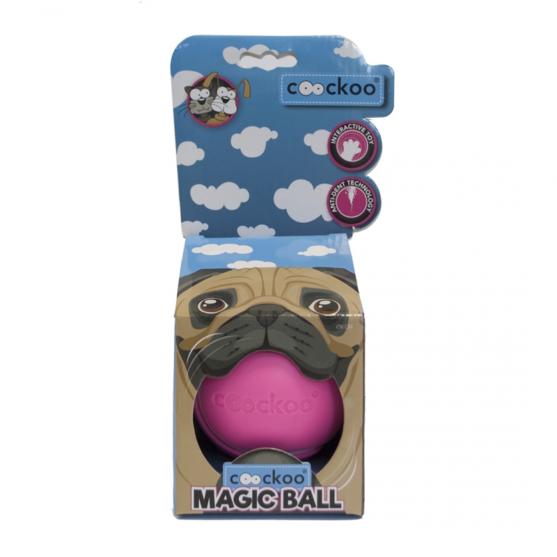 Эби Игрушка-мяч для собак и кошек интерактивная Magic ball, 8,6 см, на батарейке AA, в ассортименте, Europet Bernina International