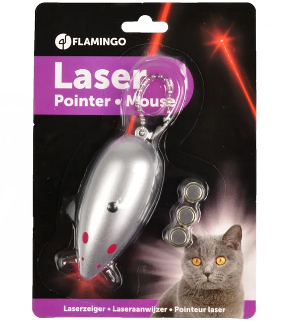 Фламинго Указка лазерная Мышь с LED-лучом, Flamingo