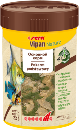 Сера Основной корм Vipan Nature для рыб, хлопья, в ассортименте, Sera